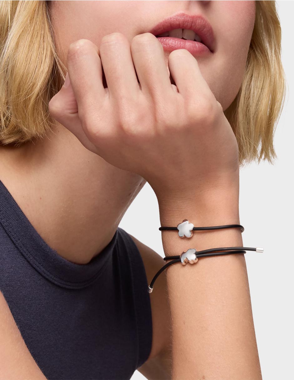 Pulsera Tous de plata P 925 Bold Motif con acabado brillante